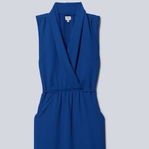 Aritzia Wilfred Sabine Dress Royal Blue